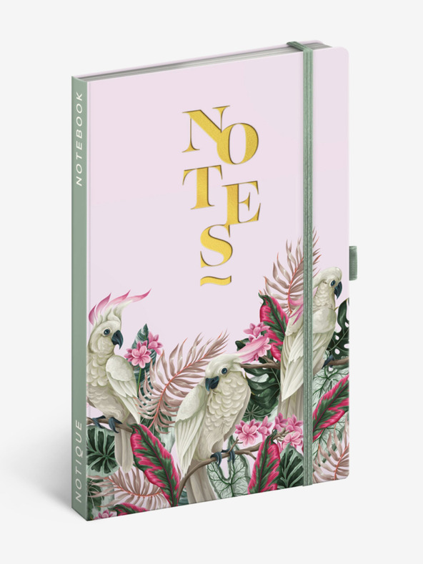 NOTIQUE NOTIQUE Бележки за Какаду, с подплата, 13 x 21 cm