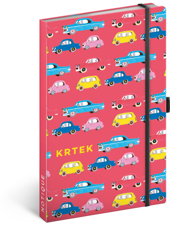 NOTIQUE NOTIQUE Бележки за автомобили с къртици, подплатени, 13 x 21 cm BAAGL