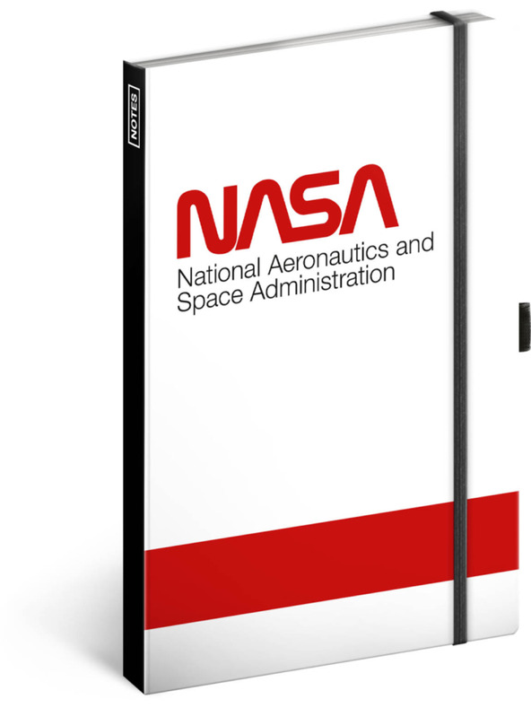 NOTIQUE NOTIQUE Бележки за червея на НАСА, с подплата, 13 x 21 cm