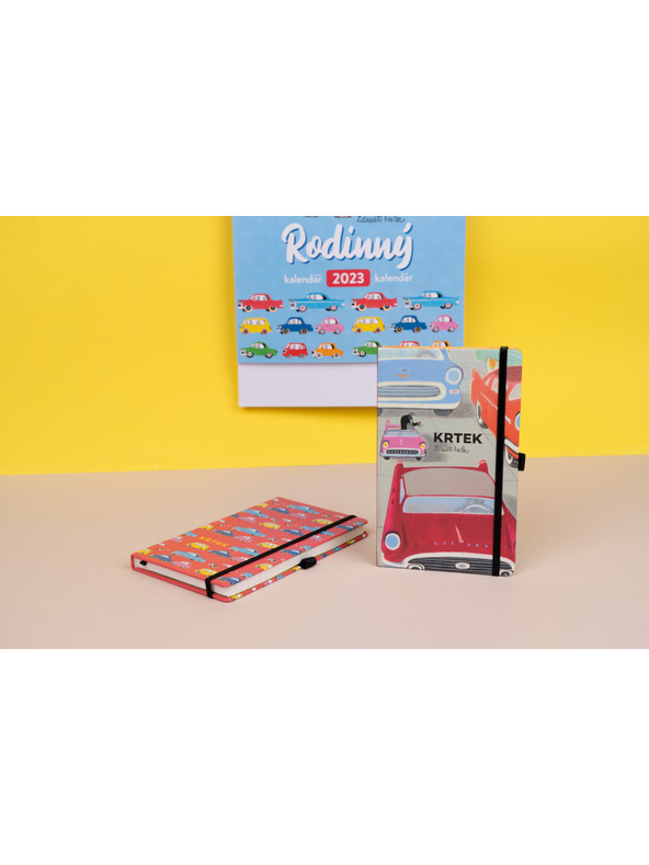 NOTIQUE NOTIQUE Бележки Къртица и кола, подплатени, 13 x 21 cm BAAGL