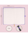 NOTIQUE NOTIQUE Записки Lila, подшити, 13 x 21 cm