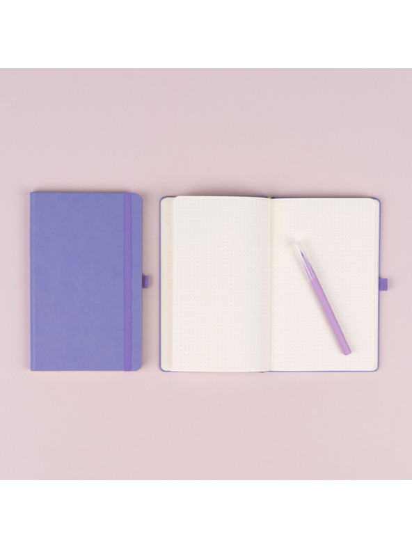 NOTIQUE NOTIQUE Бележки Lila, с точки, 13 x 21 cm