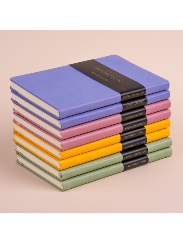 NOTIQUE NOTIQUE Бележки Lila, с точки, 13 x 21 cm