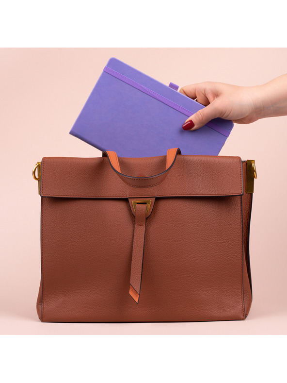 NOTIQUE NOTIQUE Бележки Lila, с точки, 13 x 21 cm