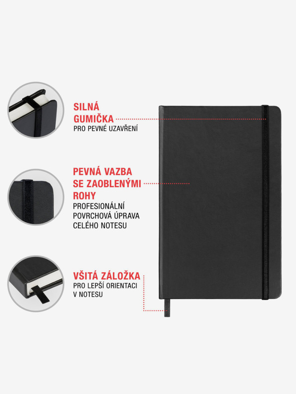 NOTIQUE NOTIQUE Бележки Филип Ходас, с подплата, 11 x 16 cm