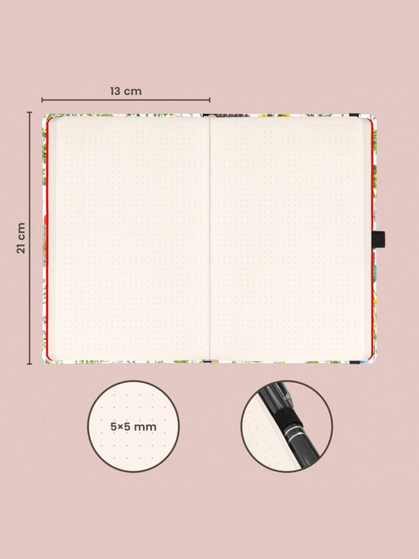 NOTIQUE NOTIQUE Записки за билките на Катерина Уинторова, пунктир, 13 х 21 см