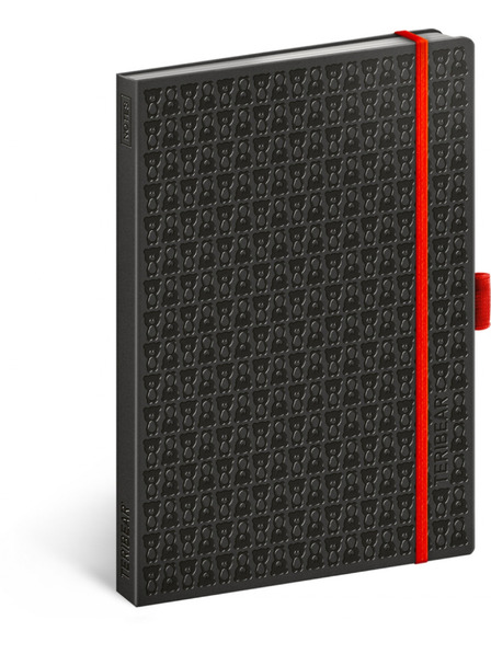 NOTIQUE Бележки NOTIQUE Teribear, черни, с подплата, 15 x 21 cm, A5 BAAGL