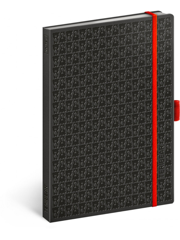 NOTIQUE Бележки NOTIQUE Teribear, черни, с подплата, 15 x 21 cm, A5 BAAGL