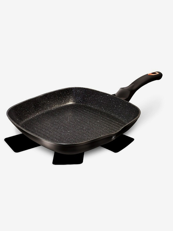 Berlingerhaus Грил тиган с мраморно покритие BERLINGERHAUS Black Rose Collection (28 см)