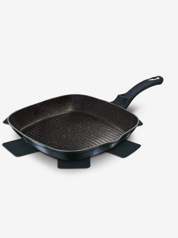 Berlingerhaus Тиган за скара с мраморна повърхност 28 cm BERLINGERHAUS Metallic Line Aquamarine Edition