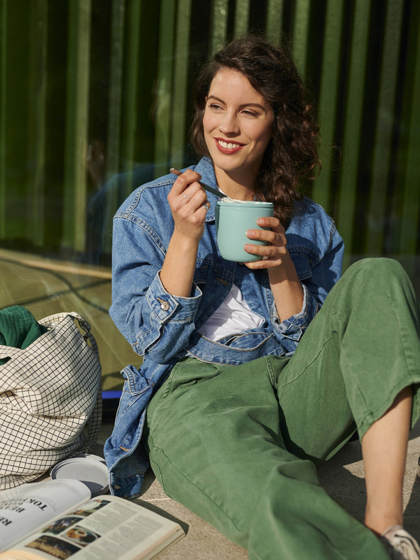 Mepal Черна кутия за обяд Mepal Ellipse Mini (300 + 120 ml)