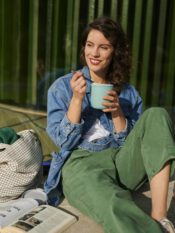 Mepal Черна кутия за храна Mepal Ellipse 500 ml