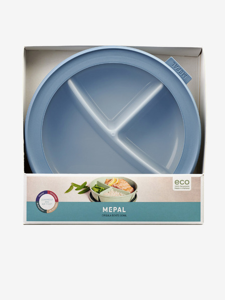Mepal Светлосиня кутия за съхранение на храна Mepal Bento bowl Cirqula (250+250+500 ml)