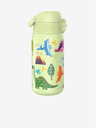 ION8 Светлозелена щампована неръждаема бутилка Ion8 Leak Proof Dinosaurs (400 мл)