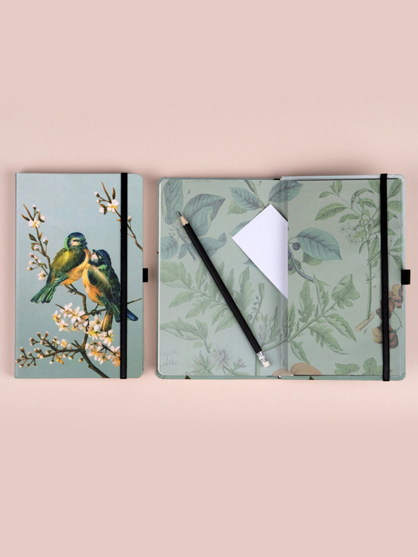 NOTIQUE NOTIQUE Бележки Птици от Катерина Уинтър, пунктир, 13 x 21 cm