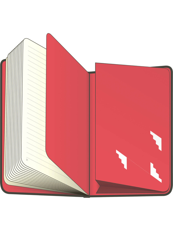 NOTIQUE NOTIQUE Бележки изометрични, без подвързия, 13 x 21 cm BAAGL