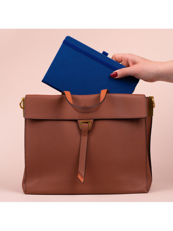 NOTIQUE NOTIQUE Бележки в тъмносиньо, подплатени, 13 x 21 cm