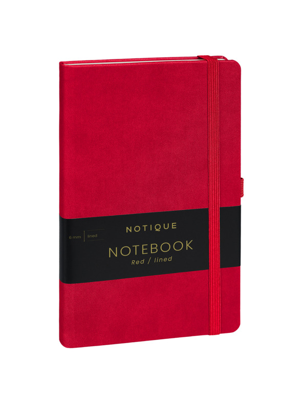 NOTIQUE NOTIQUE Бележки Червено, подшити, 13 x 21 cm