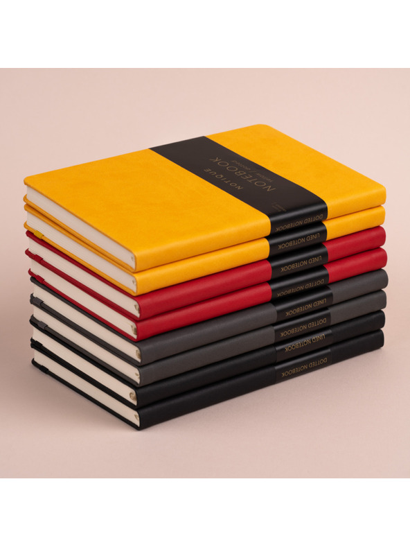 NOTIQUE NOTIQUE Бележки Червено, подшити, 13 x 21 cm