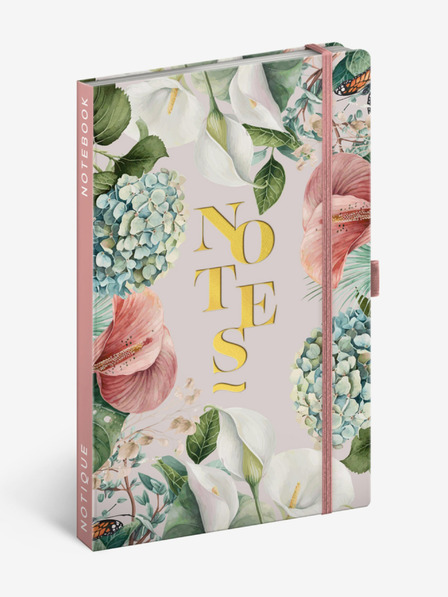 NOTIQUE NOTIQUE Бележки за лилия, подплатени, 13 x 21 cm