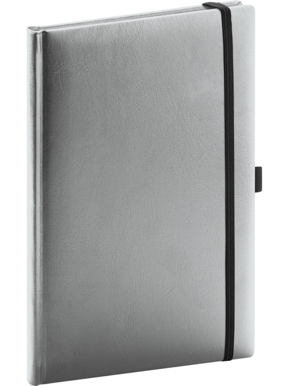 NOTIQUE NOTIQUE Бележки, балакрум, сребрист, с подплата, 15 x 21 cm