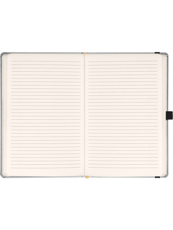 NOTIQUE NOTIQUE Бележки, балакрум, сребрист, с подплата, 15 x 21 cm