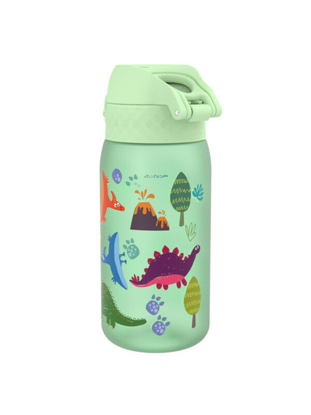 ION8 Ion8 Бутилка за изпускане без BPA Dinosaur Green 350 ml