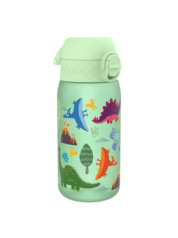 ION8 Ion8 Бутилка за изпускане без BPA Dinosaur Green 350 ml