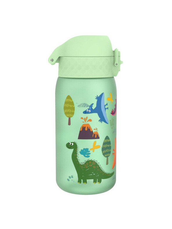 ION8 Ion8 Бутилка за изпускане без BPA Dinosaur Green 350 ml