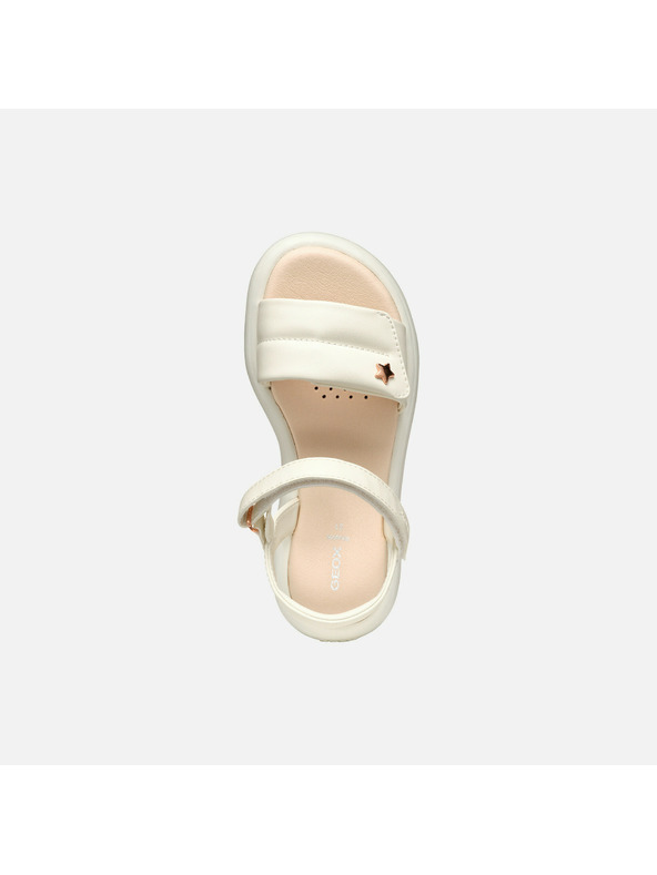 Geox Кремави момичешки сандали Geox Puffypop