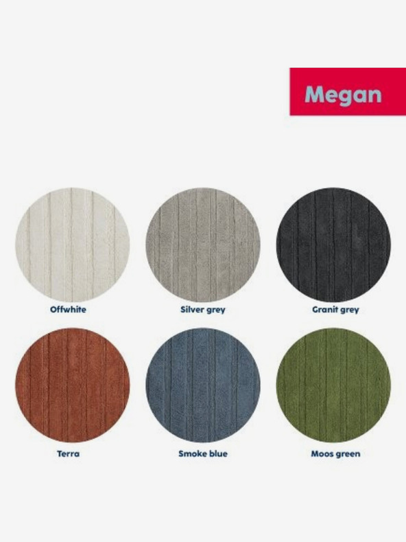 Kela Баня постелка Megan 100% памук мъхесто зелена 120,0x70,0x1,6см KELA