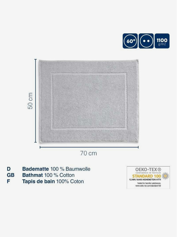 Kela Баня постелка Ladessa 70x50 см памук тера KELA