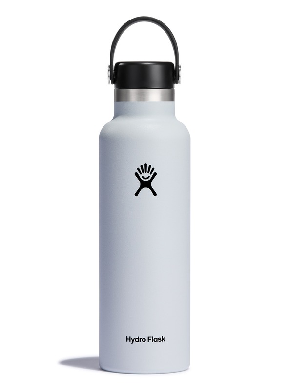 Hydro Flask Термобутилка Hydro Flask от неръждаема стомана със стандартна капачка 21 унции (621 ml), бяла