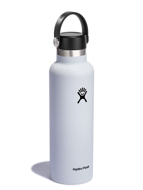 Hydro Flask Термобутилка Hydro Flask от неръждаема стомана със стандартна капачка 21 унции (621 ml), бяла