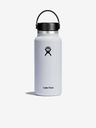 Hydro Flask Бяла неръждаема термо бутилка Hydro Flask Wide Mouth Flex Cap (946 мл)
