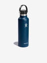 Hydro Flask Тъмносиня неръждаема термо бутилка Hydro Flask Standard Mouth Flex Cap (621 мл)