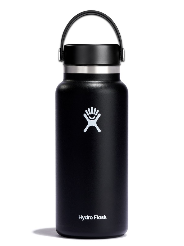 Hydro Flask Hydro Flask Неръждаема термо бутилка Wide Mouth Flex Cap 32 oz (946 мл) Черна