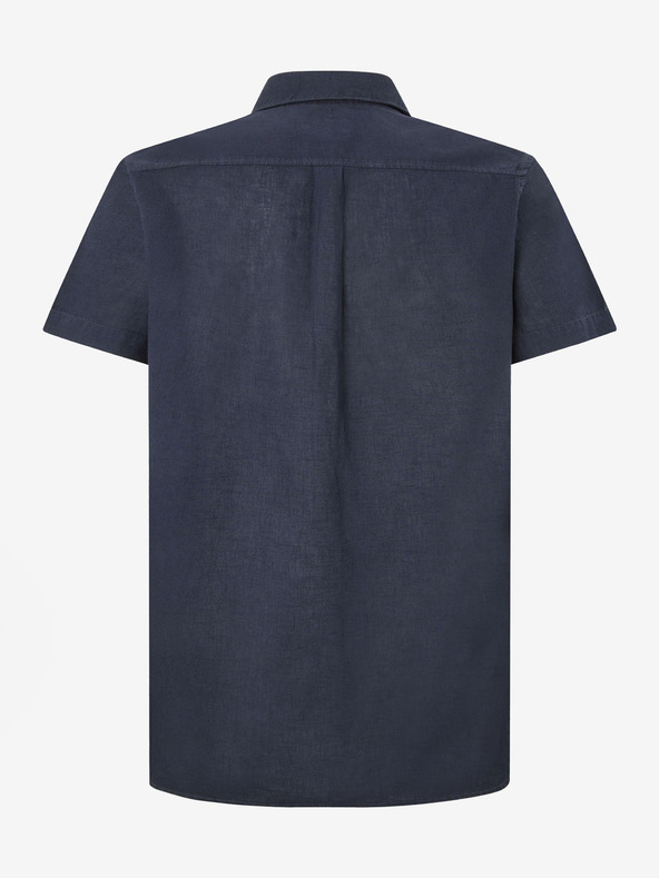 Pepe Jeans Тъмно синя мъжка риза с къс ръкав Pepe Jeans