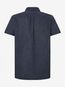 Pepe Jeans Тъмно синя мъжка риза с къс ръкав Pepe Jeans