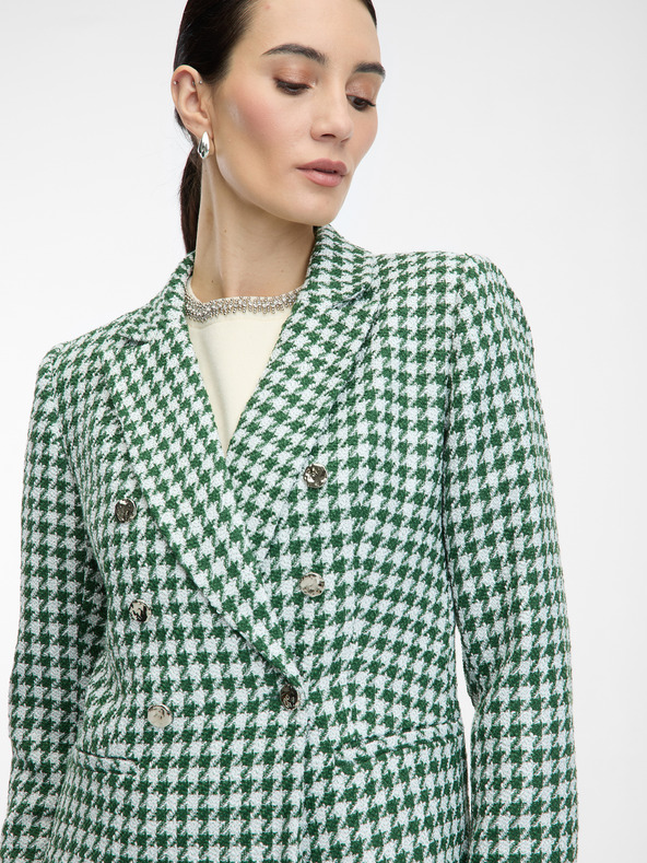 Orsay Зелено дамско яке с шарка ORSAY