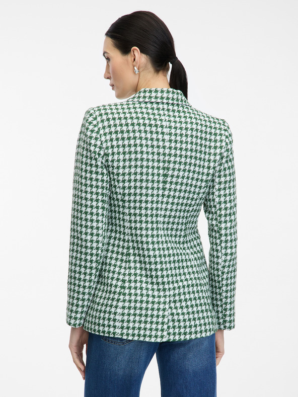 Orsay Зелено дамско яке с шарка ORSAY