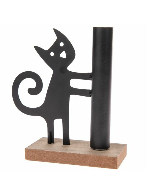 Casa de Engel Метален свещник - котка, 4/32