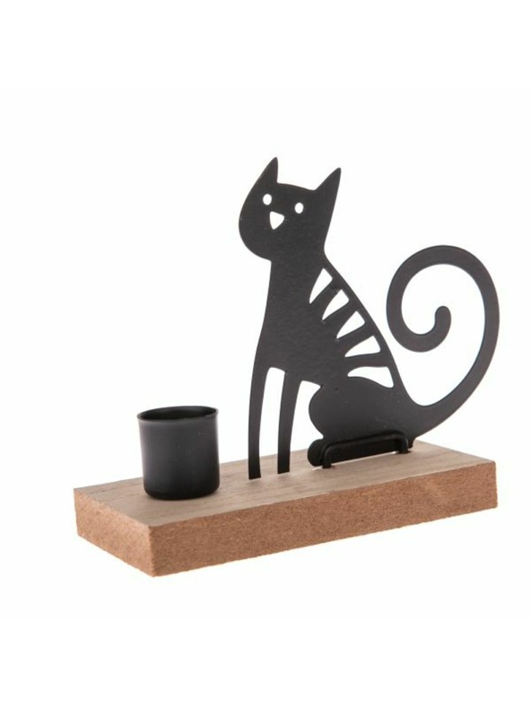 Casa de Engel Метален свещник - котка, 4/48