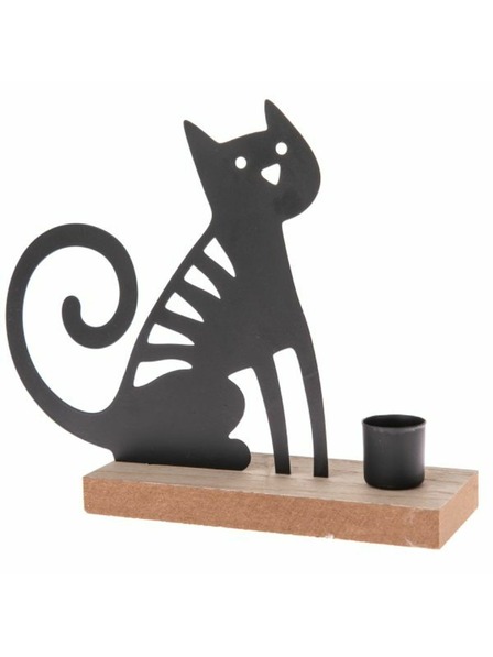 Casa de Engel Метален свещник - котка, 4/32