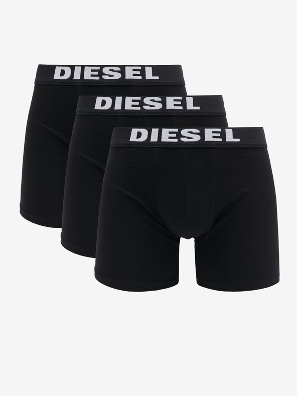 Diesel Комплект от три мъжки боксерки в черно Diesel