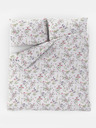 Kvalitex Френско памучно спално бельо PROVENCE COLLECTION 200x200, 70x90cm FLORENCE сиво