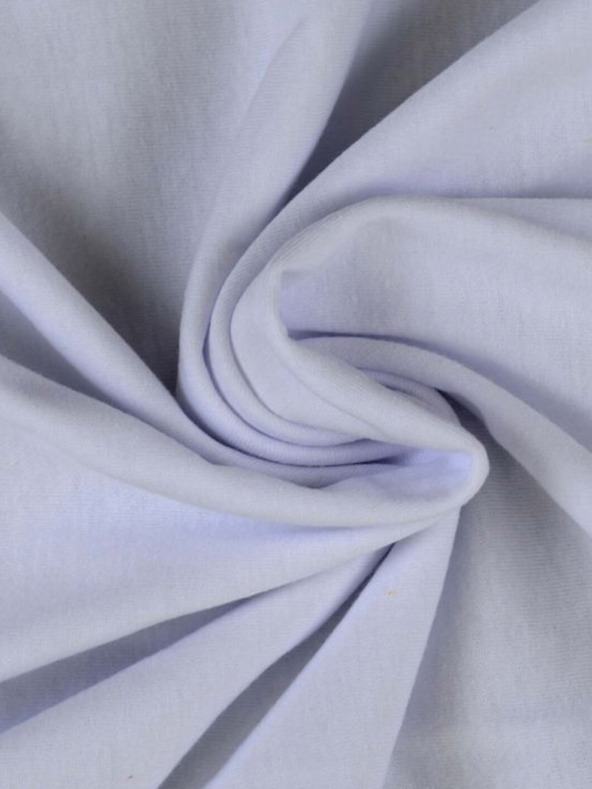 Kvalitex Джърси чаршаф 160x200cm светло сив