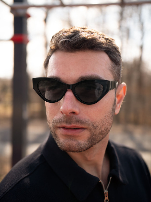 VEYREY VeyRey ацетатни поляризирани слънчеви очила cat-eye Zurgug