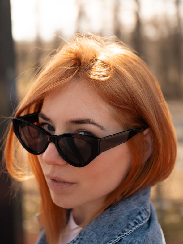 VEYREY VeyRey ацетатни поляризирани слънчеви очила cat-eye Zurgug