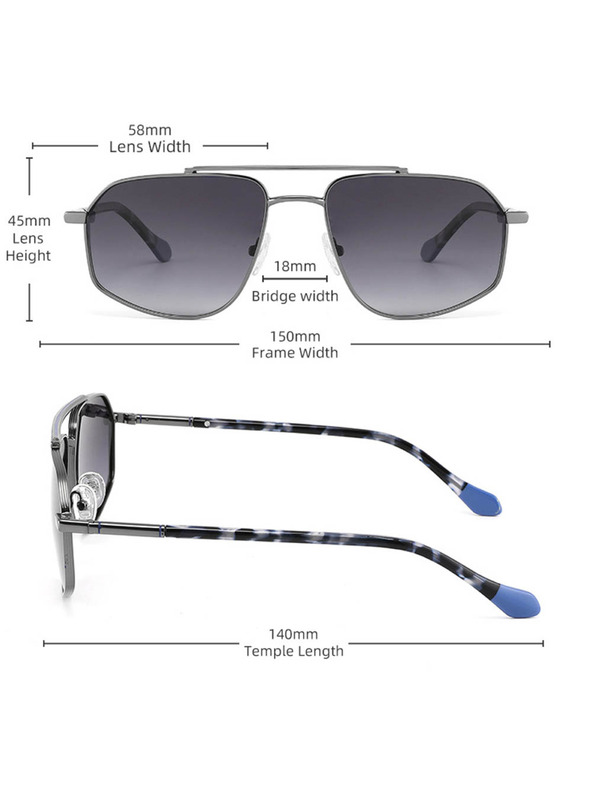 VEYREY Veyrey hig-end поляризирани слънчеви очила пилотки Shufharz